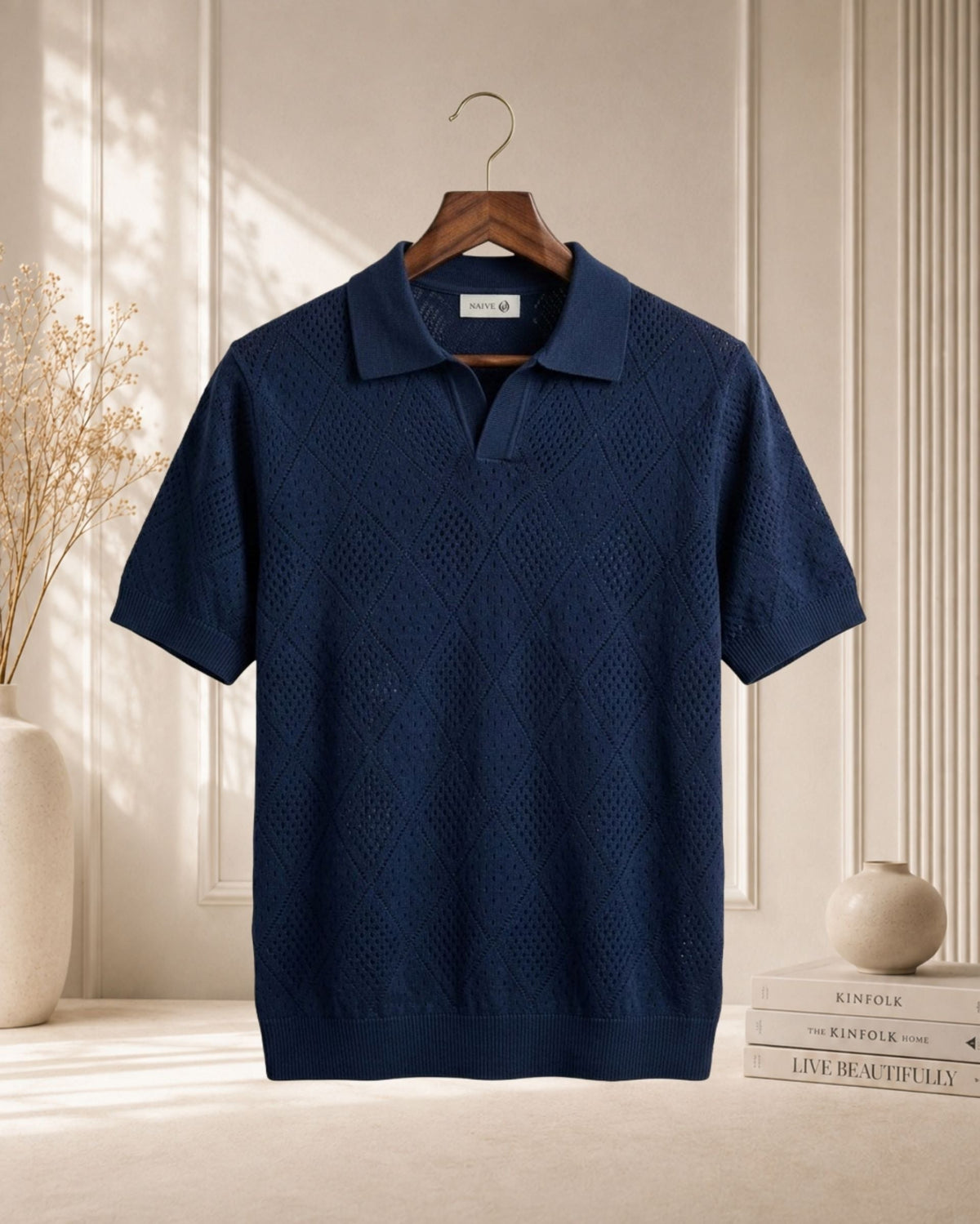 Knit Polo T-Shirt