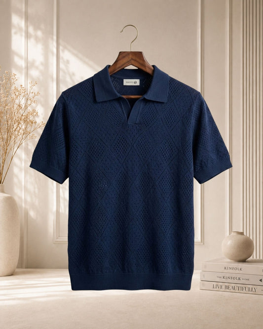Knit Polo T-Shirt
