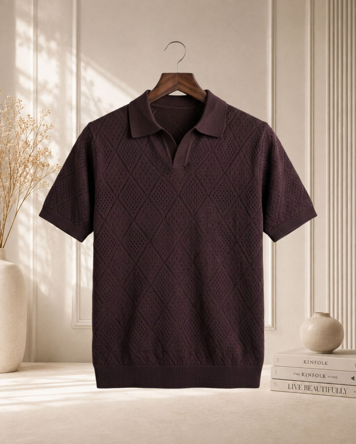 Knit Polo T-Shirt