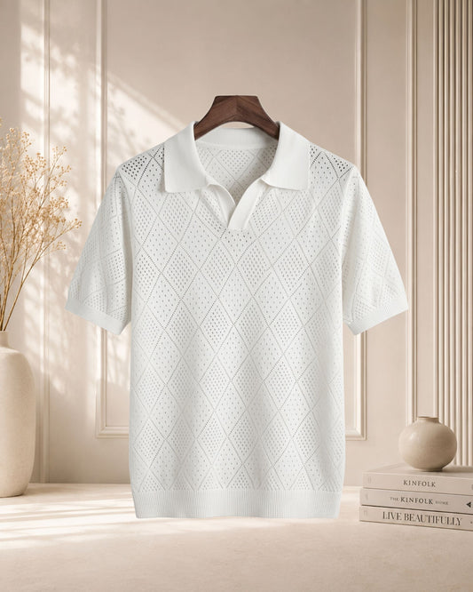 Knit Polo T-Shirt