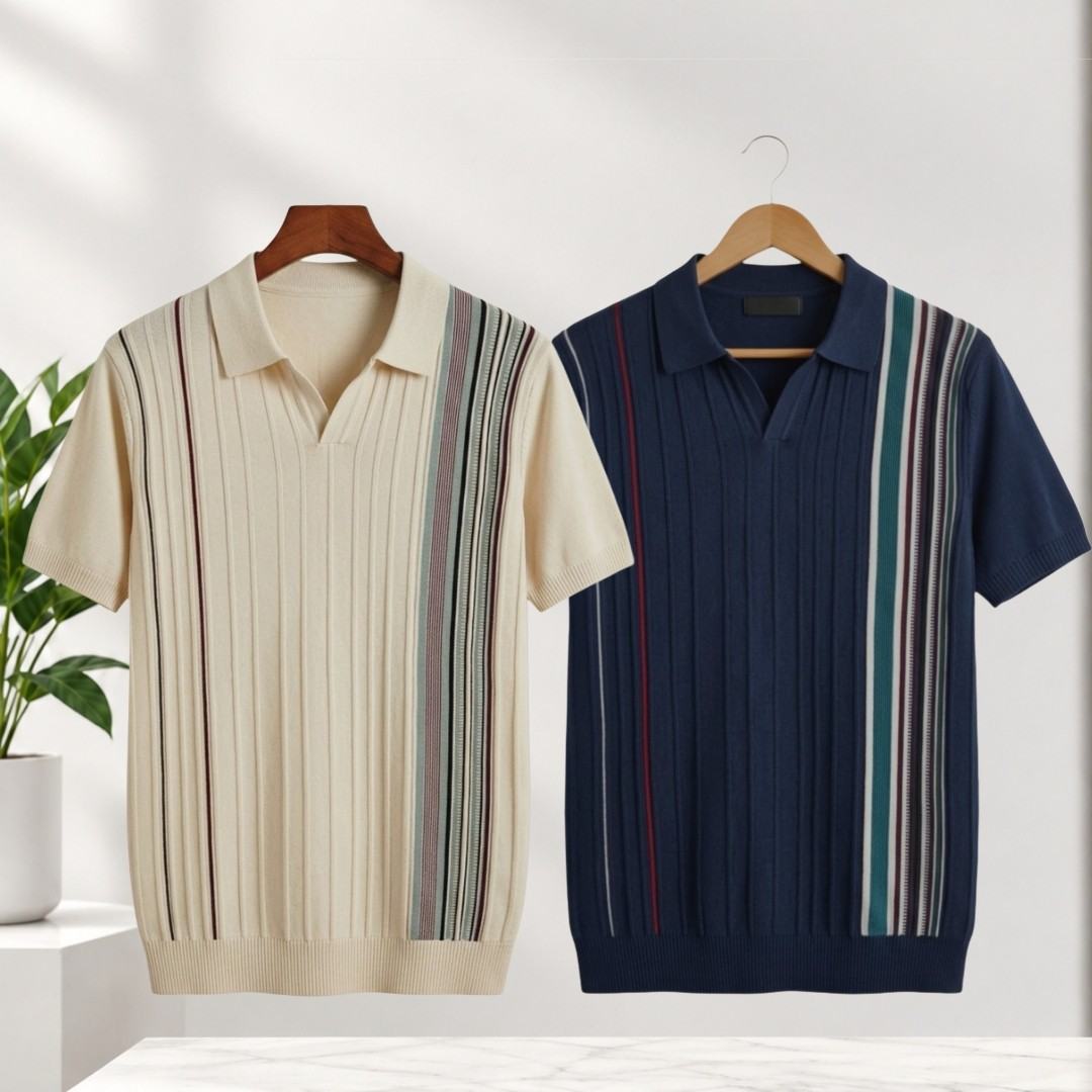 OLD MONEY KNIT POLO COMBO